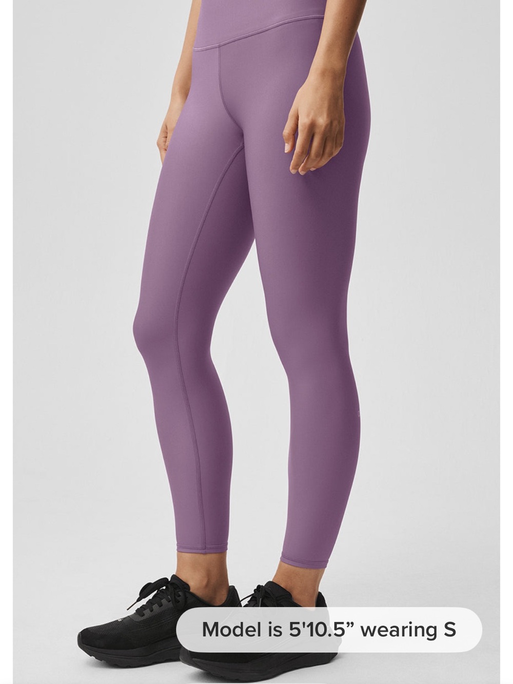 Alo Airlift Lavender Purple Active Set - Sports Bra & Leggings with headband - Picture 4 of 7